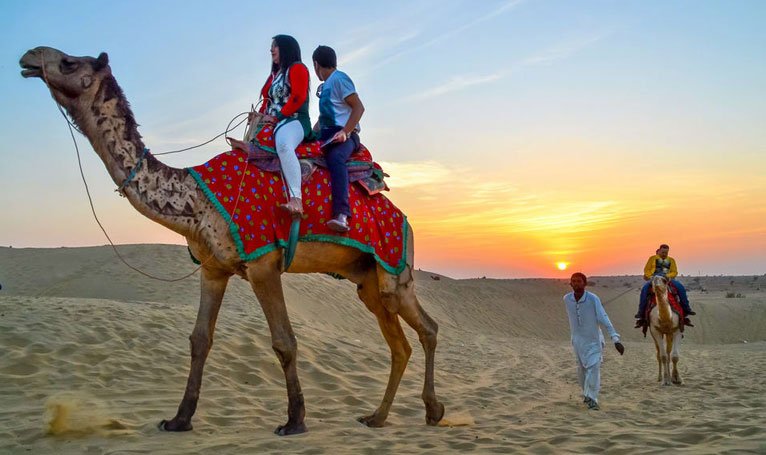morning desert safari jaisalmer